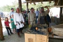 Historische Schmiede für mittelalterliche Hofanlage