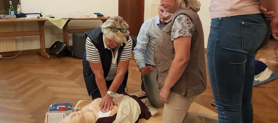 Einweisung Defibrillator