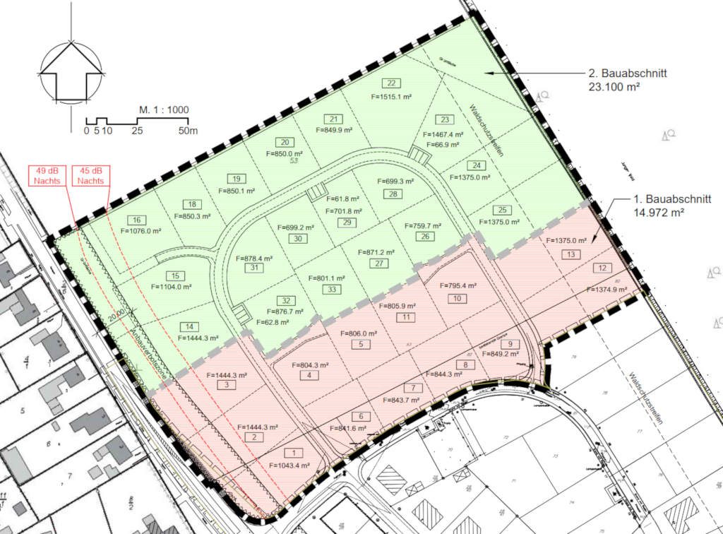 Wallsbüll Bebauungsplan 4 komplette Erweiterung