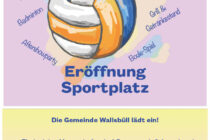 Sportplatz-Einweihung mit Beach-Volleyball-Turnier